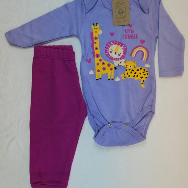 Conjunto 2 peças Menina - Girafa P