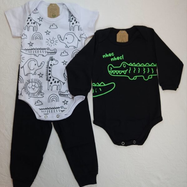 Conjunto 3 peças G Crocodilo